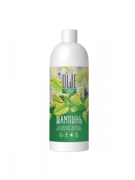 OLJE Натуральный шампунь для сухих волос с экстрактом березовых почек и кератином 1000 мл в Иркутске