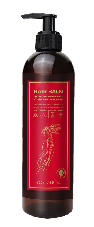 Бальзам для волос с корейским женьшенем и золотом 500 мл в Иркутске