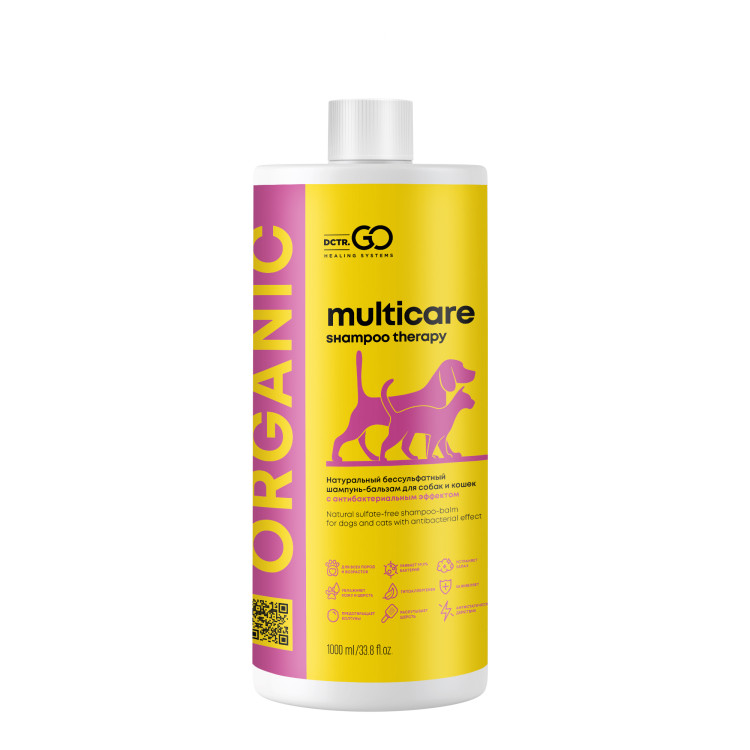 Dctr.Go Шампунь-бальзам для животных Sнampoo Therapy "Мультиуход" 1000 ml в Иркутске