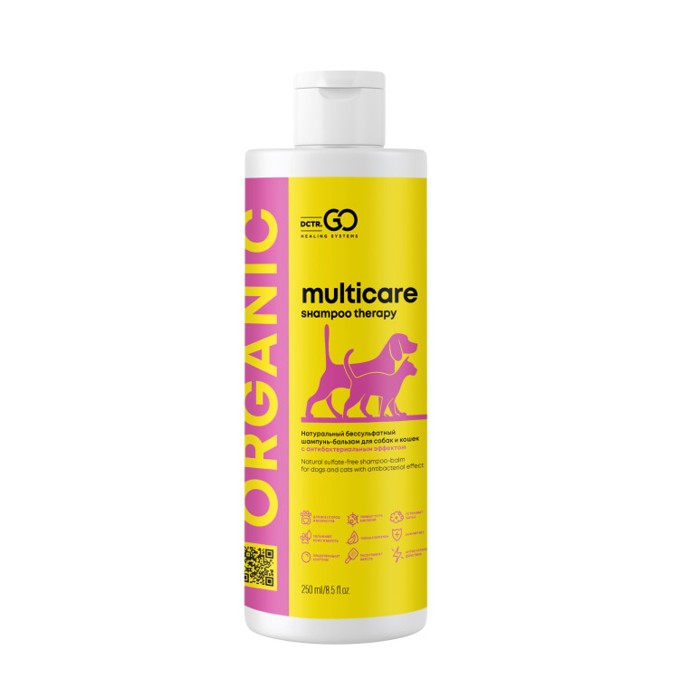 Dctr.Go Шампунь-бальзам для животных  Sнampoo Therapy "Мультиуход" 250 ml в Иркутске