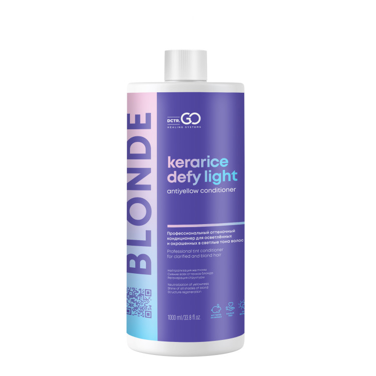 Блонд кондиционер для защиты цвета Kerarice Defy Light Shampoo Dctr.Go. 1000 мл в Иркутске